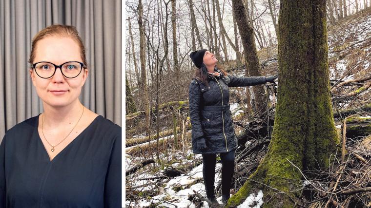 Emma Danielsson (MP) tycker att skogspolicyn även kunnat handla om koldioxidlagring. Marith Hesse (M) ser positivt på att kommunen antagit en skogspolicy. Dessutom ska det nu anställas en skogsförvaltare.