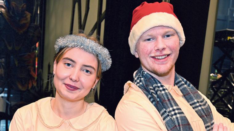 Gustaf Ranås och Inez Carlsson gör debut som musikalartister i ”Fabrikens hemlighet” på operans stora scen som spelas 12 – 22 december.