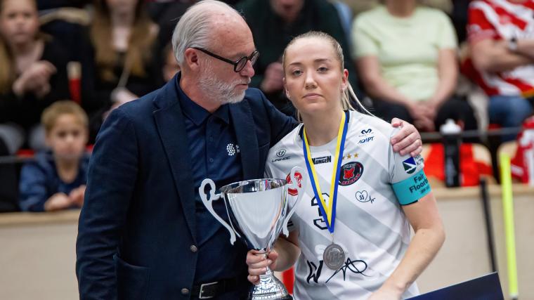 Moa Andersson satte sista målet för Pixbo men det räckte inte utan laget förlorade med 3-4 mot Thorengruppen i Champions Cupfinalen.