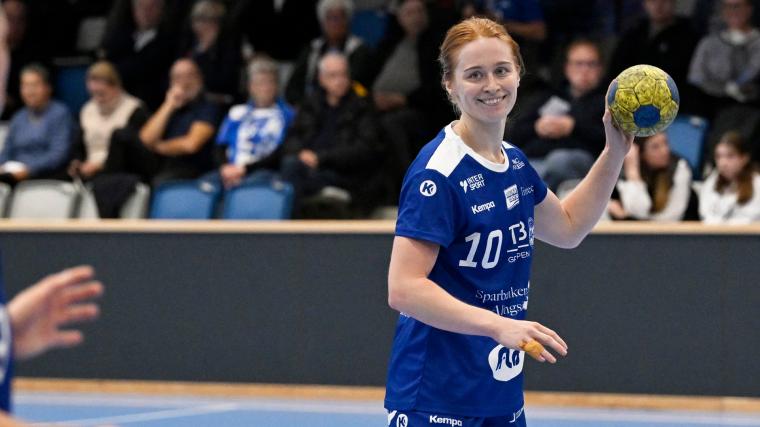 Kajsa Lindberg Blohm var stekhet i matchen mot Karlskrona senast och gjorde tolv mål innan skadan. Nu är hon på benen igen och tillbaka mot Heid på lördag.