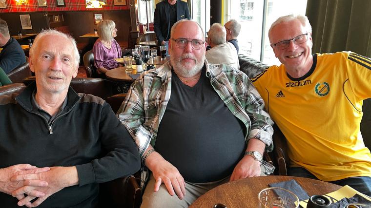 Värdarna Bengt, Peter och Tommy är ovärderliga för klubben.