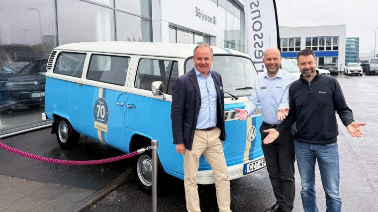 Mattias Börjesson, Marcus Carlsson och Magnus Borgh hälsa alla välkomna till Börjessons bil i Alingsås till helgen.