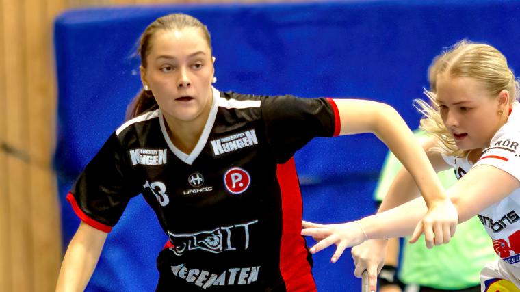 Frida Hellberg debuterade i Partille Wizards i helgen och gjorde ett mål.