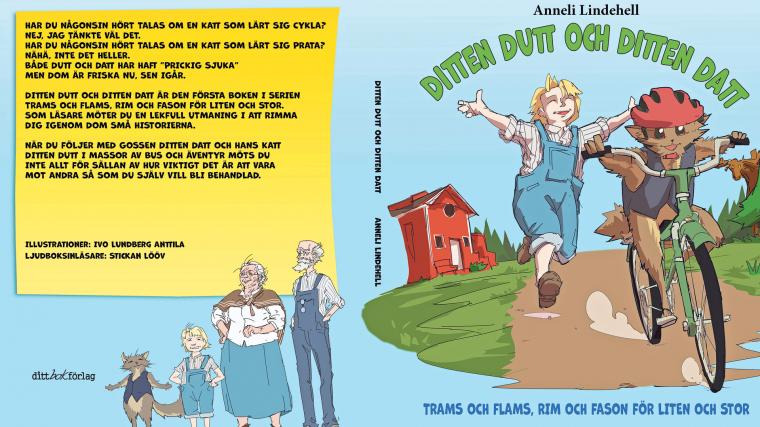 ”Ditten Dutt och Ditten Datt” är den första boken i en kommande serie av bilderböcker och ljudböcker.