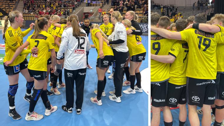 Sävehofs damer vidare till semifinal efter 3-0 i matcher. Herrlaget skaffar sig en 2-1 ledning över Lugi.