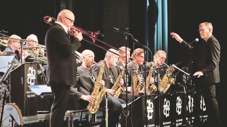 Världsberömde trombonisten Nils Landgren var gästartist i oktober under den fullsatta jubileumskonserten på Dergårdsteatern.