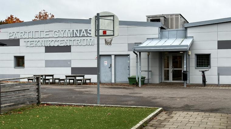 Partille gymnasiums teknikcenter som kallas för ”Laxen”.