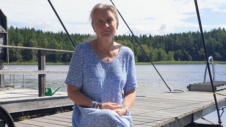 Marie Hjalmarsson Engelke är initiativtagare till boken om Partille kyrka. Marie bor i Partille men har lämnat kommunen och arbetar numera i Lerums kommun.