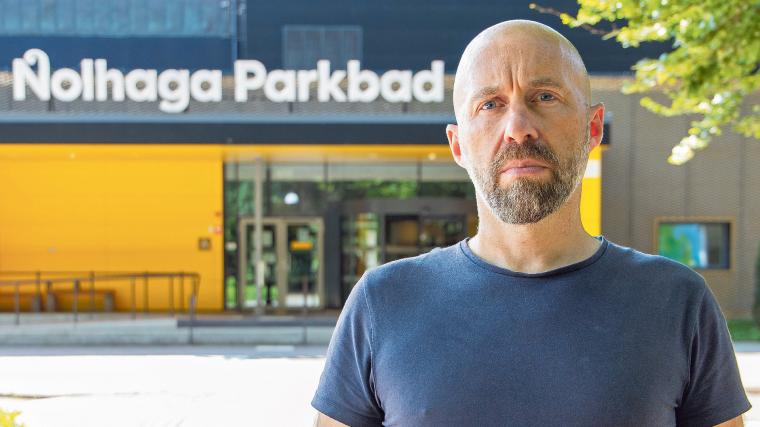 Andreas Lybacken, enhetschef Nolhaga Parkbad.