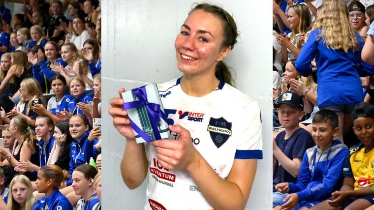 Märta Tilly blev matchen profil i seriepremiären mot Malmö på bortaplan.