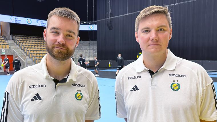 Huvudtränare Linus Ekman och assisterande Hampus Fernebrand fick nästan med sig poäng hem från Tyskand efter stark coachning.