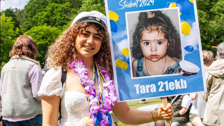 Ekonomistudenten Tara Shirali drömmer om att jobba med kultur.