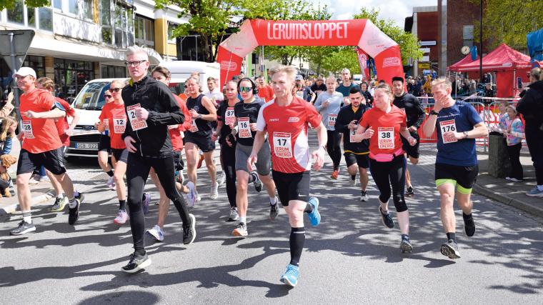 Starten på Lerumsloppet 2025