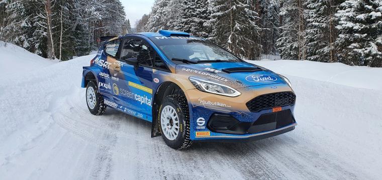Mattias Adielsson tävlar i WRC2 <span>för fabriksteamet M-Sport Ford Word Rally Team i VM-klassade Svenska Rallyt som körs i helgen.</span>