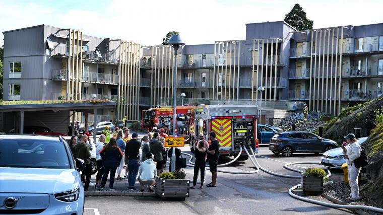 Händelsen är rubricerad som grov mordbrand.