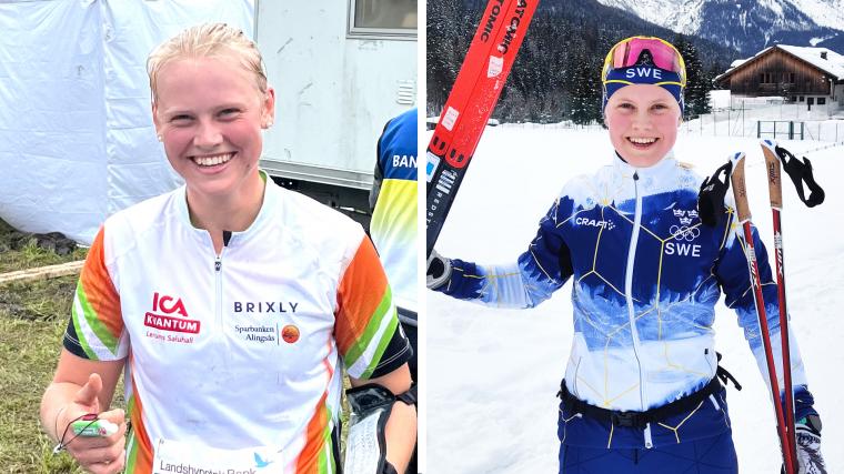 Maja Axelsson har tränat orientering sedan barnsben och sedan bliv det skidåkning. Nu tillhör hon ungdomseliten något överraskande i båda idrotterna.