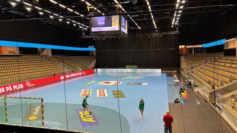 Partille Arena 11.00 när Sävehof är redo för att spela semifinal i Svenska cupen.
