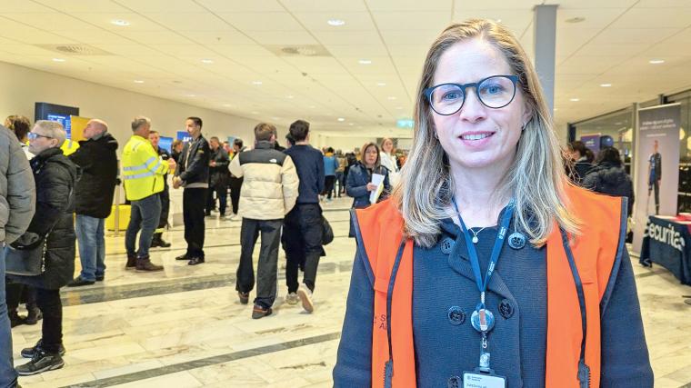 Rekryteringsdagarna anordnas på Sveriges två största flygplatser. Det här var andra året på Landvetter. Anna Strömwall, flygplatsdirektör för Göteborg Landvetter Airport.