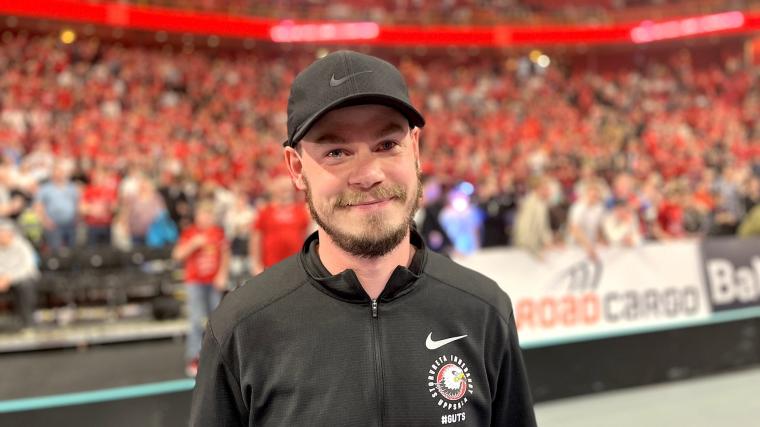 Partille Wizards-fostrade Oscar Lundin är assisterande tränare för nyblivna svenska mästaren Storvreta.